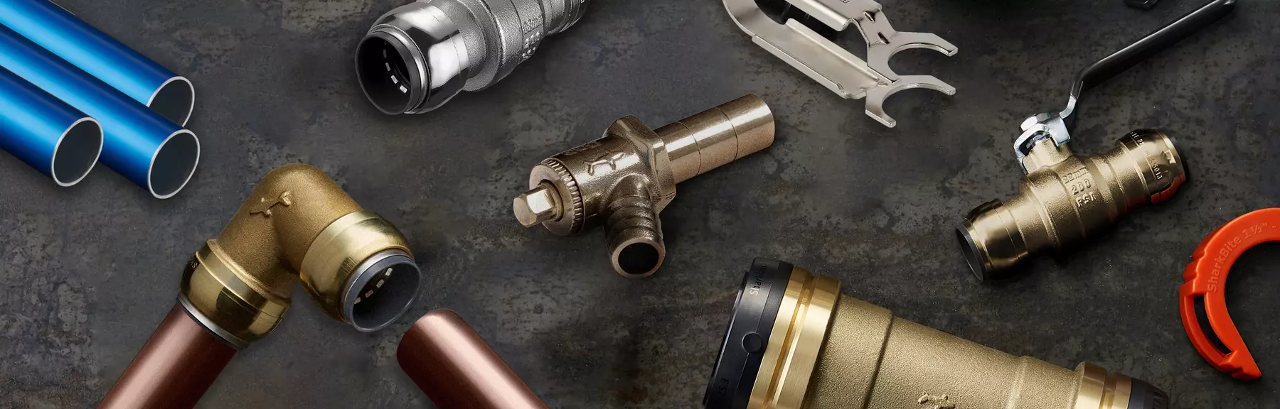 SharkBite - potisne spojke